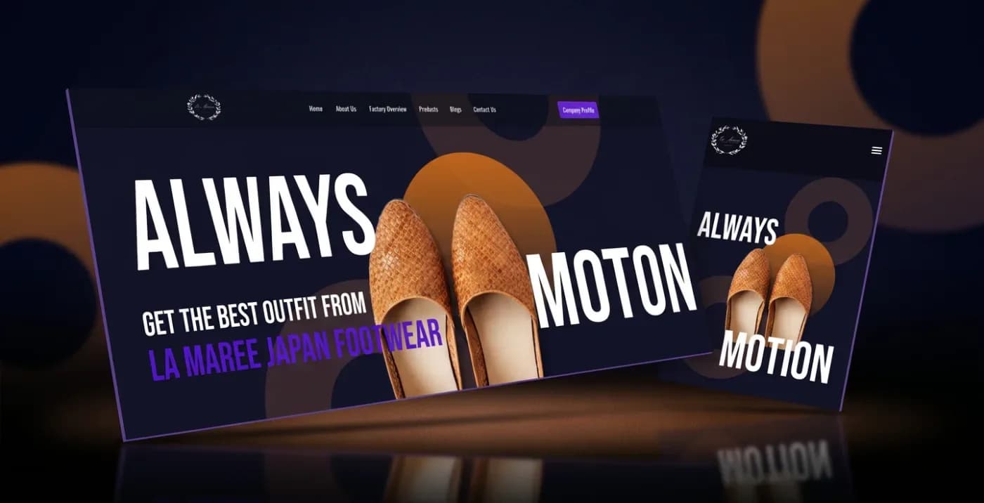 La Maree Japan – Footwear Manufacturing Website