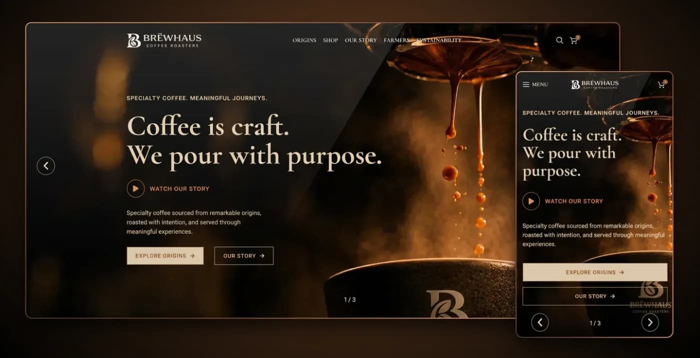 BrewHaus Coffee – Specialty Coffee E-Commerce