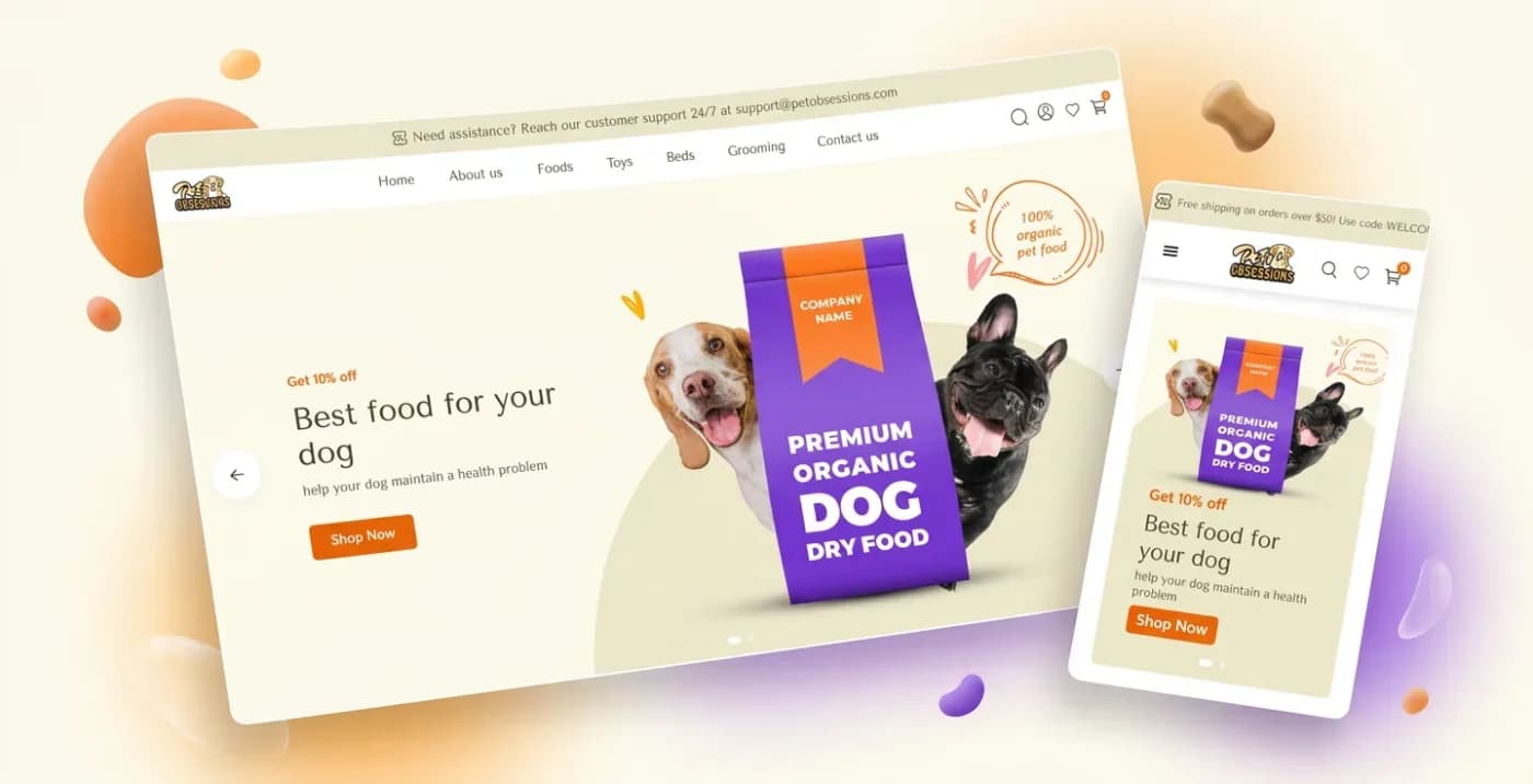 Pet Obsessions – Pet Care E-Commerce Platform